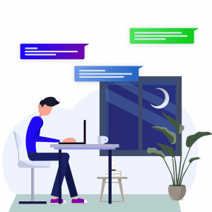 Live chat operator