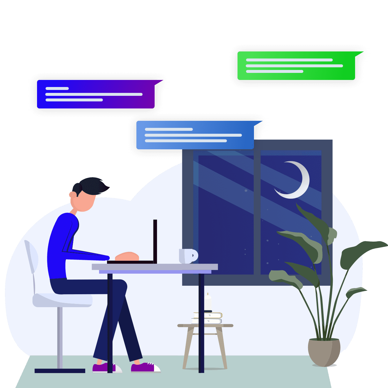 Live chat operator