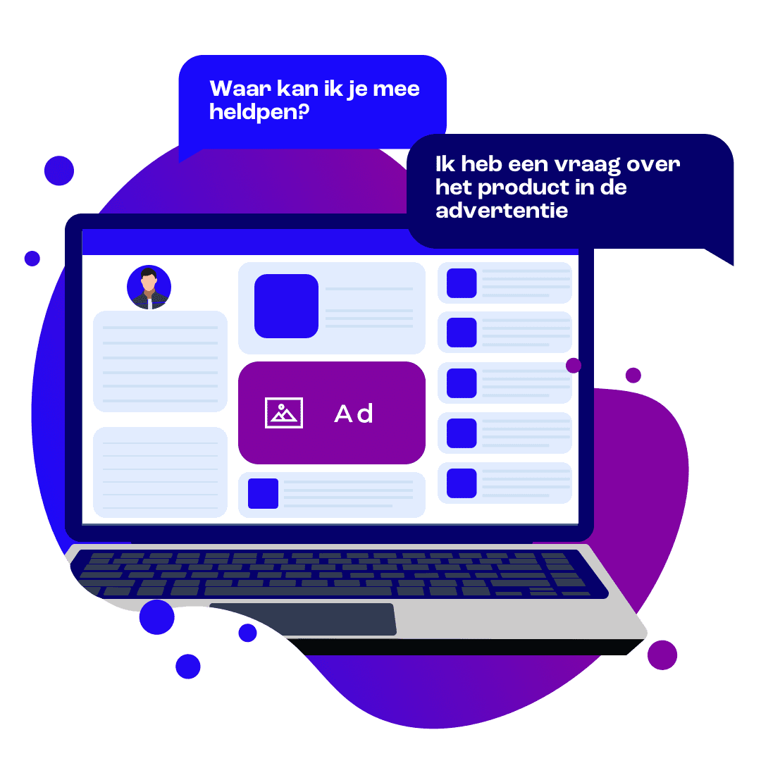 Messaging apps autoverkoop