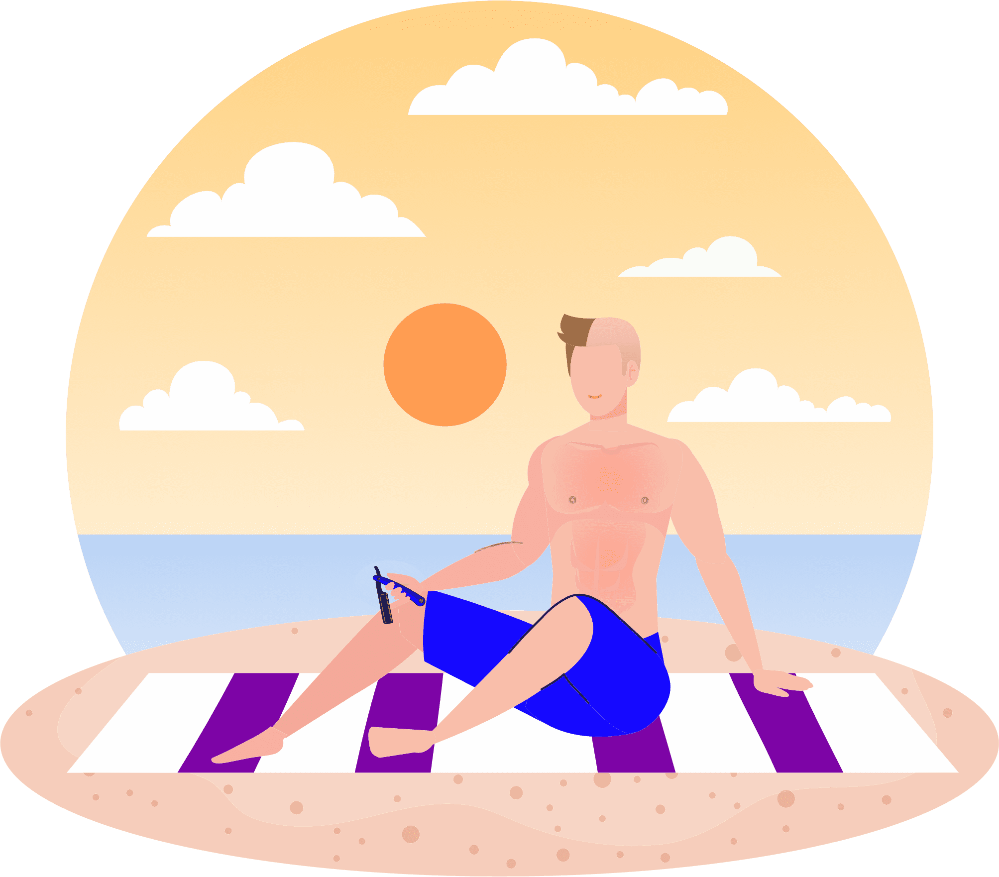 Liever op het strand dan digitaal vermoeid