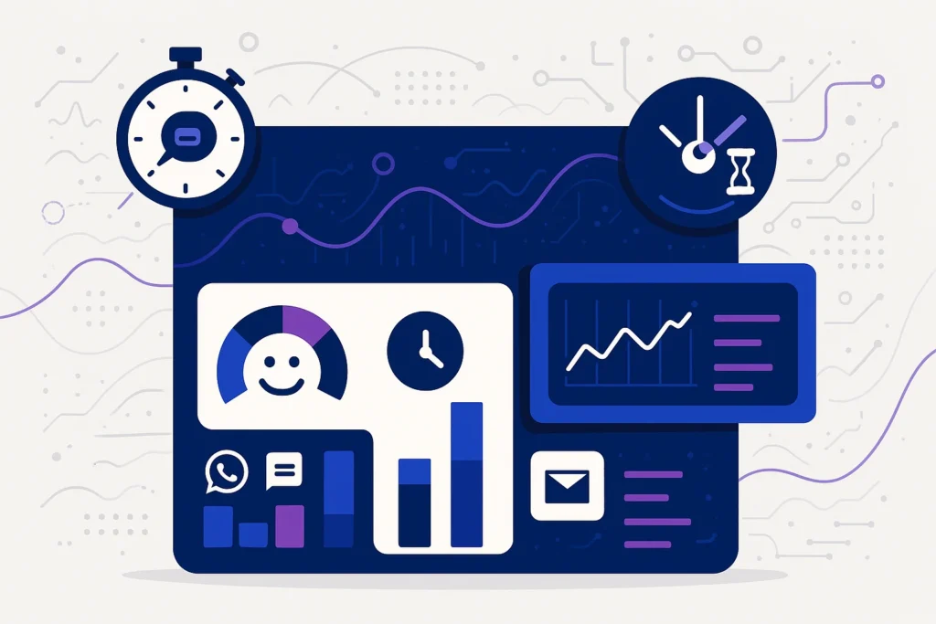 KPI'sin het Bconnect omnichannel platform